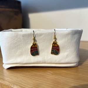 Laurel Burch Cat earrings